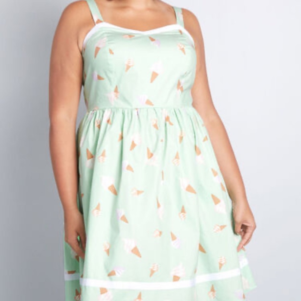 NWT ModCloth Ice cream cone dress